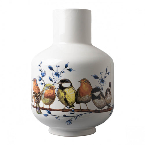 Vase Tall Ball Forest Birds