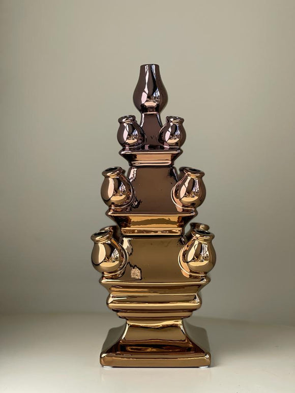 Dutch Vases - Vase Threepartite Copper