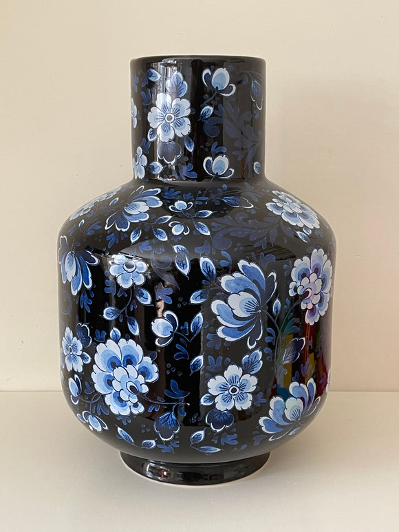 Vase Tall Ball Black