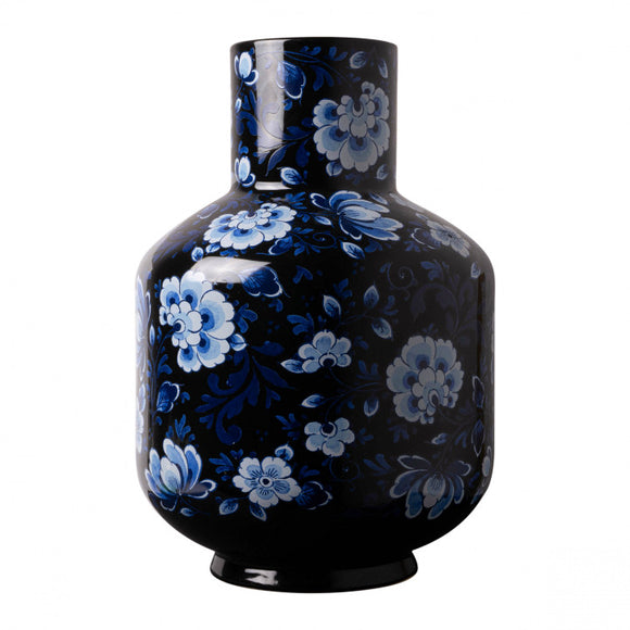 Vase Tall Ball Black